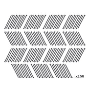 DURAFORCE Landscape Edging Anchoring Garden Stakes Lawn Yard 150 Pcs Plastic Spikes 8 Inch