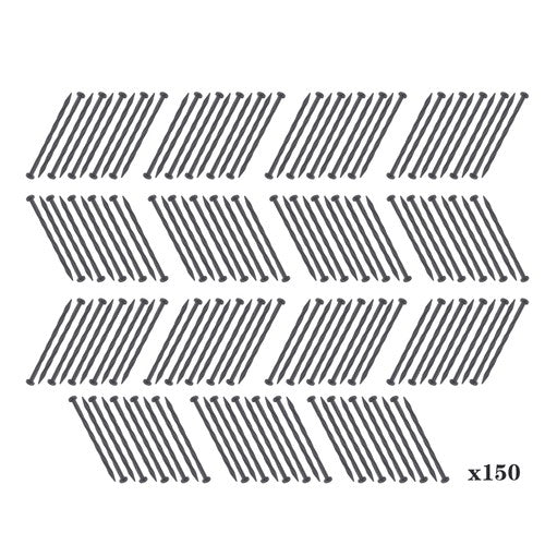 DURAFORCE Landscape Edging Anchoring Garden Stakes Lawn Yard 150 Pcs Plastic Spikes 8 Inch