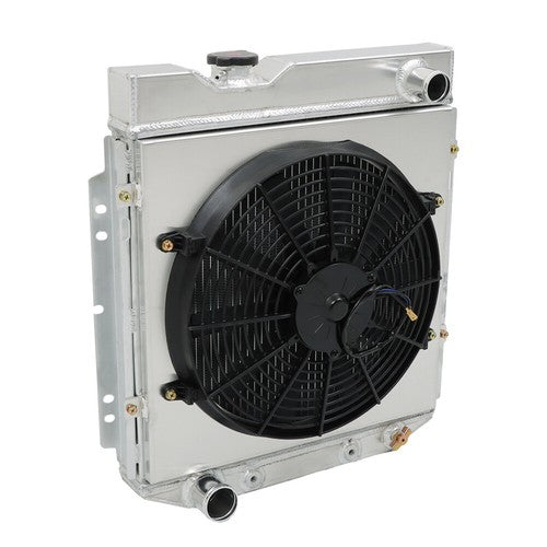 DURAFORCE For 1960-1965 Ford Falcon Ranchero V8 3 Row Radiator+Shroud+Electric Fan+Relay
