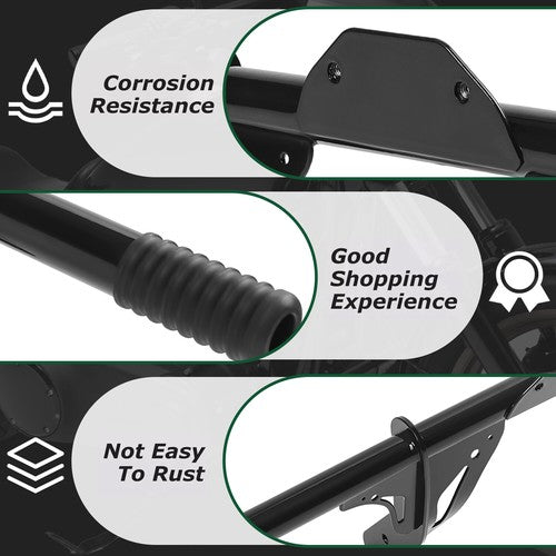 DURAFORCE Engine Guard Crash Bar W/ Mid Control For Harley Dyna Street Bob FXDB 2006-2017