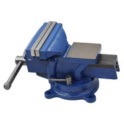 DURAFORCE New 4in Bench Vise W/ Anvil Swivel Locking Base Tabletop Clamp Heavy Duty Steel