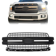 DURAFORCE Matte Black Plastic For Ford F-150 Lariat 2018-2020 Truck Front Bumper Grille