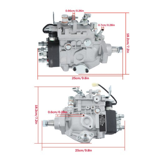 DURAFORCE 249-7346 196000-5020 32A65-37030 For Cat 236B 246B 3044C Fuel Injection Pump