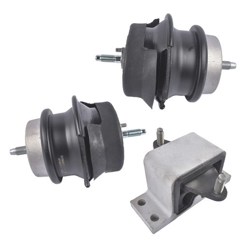 DURAFORCE Engine Mounts & Transmission Mount Full Set 3PCS for Infiniti Q70 3.7L 14-19 AWD