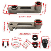 DURAFORCE For John Deere Deck Idler Arms Ternsioner & Bushing Rebuild Kit M143350 M136635