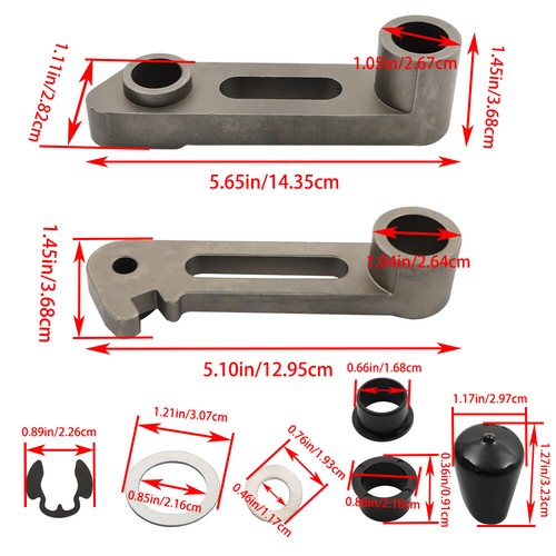 DURAFORCE For John Deere Deck Idler Arms Ternsioner & Bushing Rebuild Kit M143350 M136635