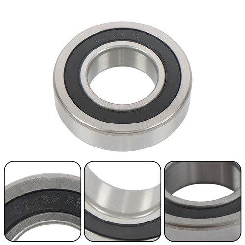 DURAFORCE 4Pcs 62/32-2RS Bearings 32×65×17mm Double Rubber Seals Deep Groove Ball Bearing
