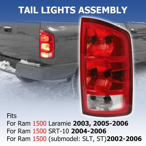 Passenger Right Side Tail Light Lamp For 2002-2006 Dodge Ram 1500 2500 3500