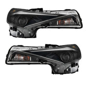 DURAFORCE Headlights Replacement For Hyundai Elantra 2021-2022 LH+RH Clear Black Halogen