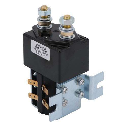 DURAFORCE Solenoid 48 Volt Heavy Duty High Amp for Curtis Golf Cart SW180B w/ Bracket 48V