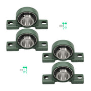 DURAFORCE Cast Iron 4* UCP210-32 Pillow Block Mounted Bearing 2" Bore Self-Aligning