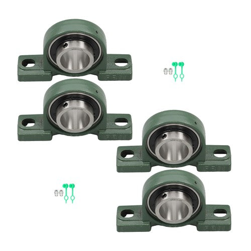 DURAFORCE Cast Iron 4* UCP210-32 Pillow Block Mounted Bearing 2" Bore Self-Aligning