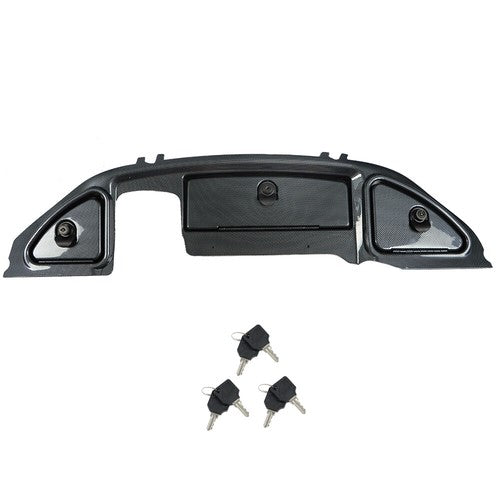 DURAFORCE For Club Car Precedent Golf Cart Carbon Fiber Dash With Locking Doors 2008.5+ US