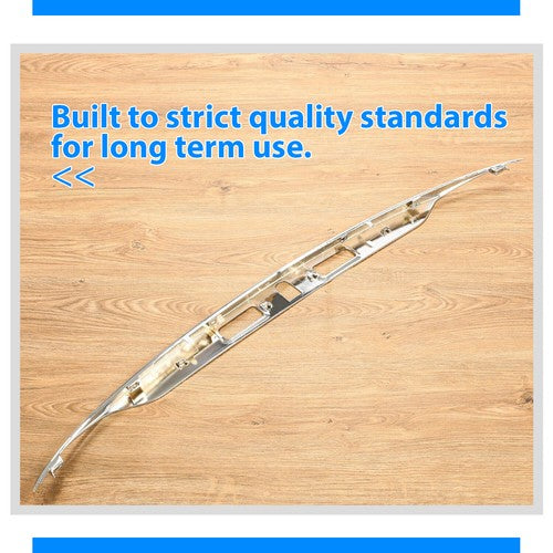 Rear License Garnish Chrome Trim Trunk Molding for 2016 2017 Honda Accord Sedan