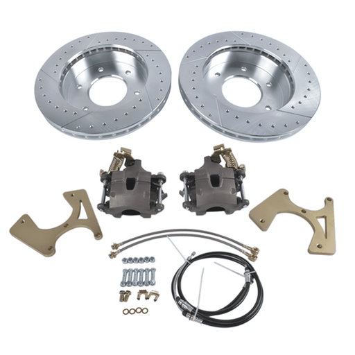DURAFORCE For Chevy C10 GMC C15 K1500 Pickup 1961-1987 Rear 6 Lug Disc Brake Kit 12" Rotor