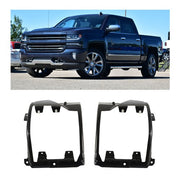 DURAFORCE Front Bumper Headlight Brackets 2pcs Fit For Chevrolet Silverado 1500 2016-2018