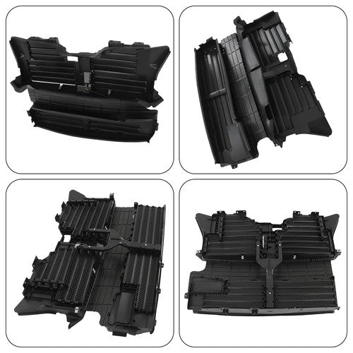 DURAFORCE Radiator Grille Shutter W/Motor FA1Z8475C For Ford Lincoln MKX 2.7L 3.7L 2016-18