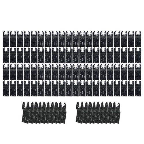 DURAFORCE Quick Release Oscillating Tool Blades Professional Universal 100 Pcs 30-90mm