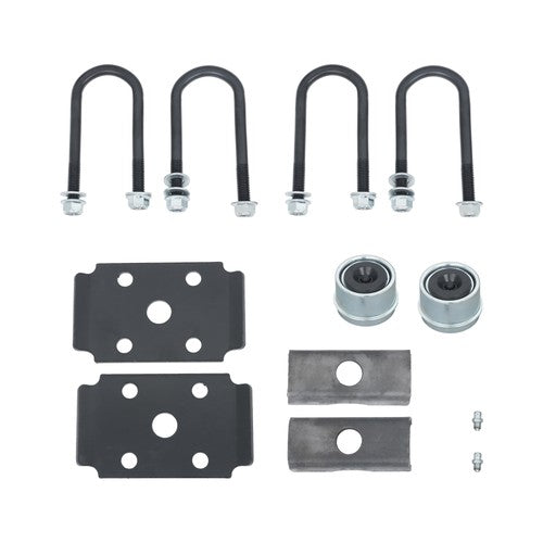 DURAFORCE 4 lug-4" 44" HF 2K 2000lbs Trailer Axle w/ U-Bolt Kit For RVs trucks trailers
