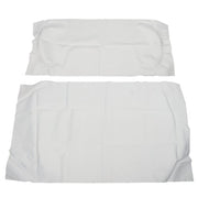 DURAFORCE For Club Car DS 2000.5-Up Golf Cart Faux Leather Front Seat Covers Black