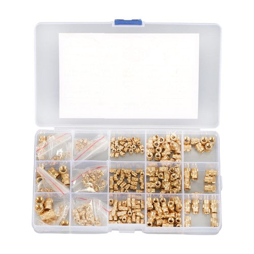 DURAFORCE 350Pack threaded inserts assortment kit M2-M6 metric internal thread rolled