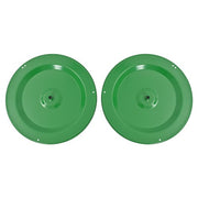 DURAFORCE 24'' Green Peat Moss Compost Spreader Lawn Garden Care Manure Spreaders Roller