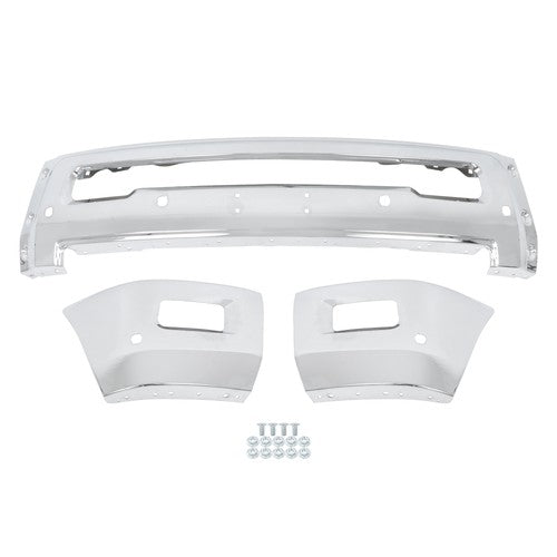 DURAFORCE For RAM 2500 3500 2010-2018 Split Style Steel Front Bumper Face Bar Replacement