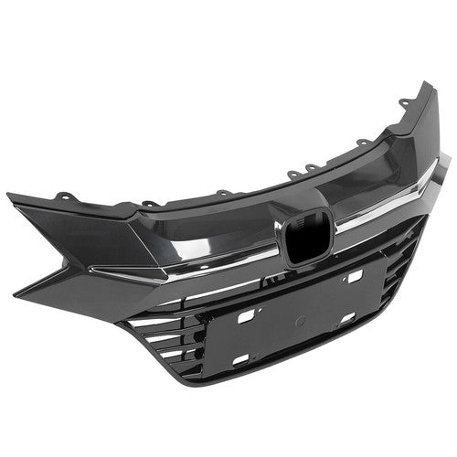 Front Upper Black Grille Grill With Chrome Trim for Honda HR-V HRV 2016 2017 2018