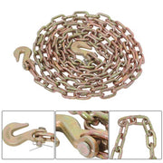 DURAFORCE G70 V-Chain Large J-Hooks Flatbed Tow 1/4" 12' Truck Rollback Wrecker Carrier