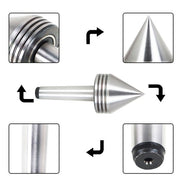 DURAFORCE MT2 Rotary Live Center Shaft Morse Taper Heavy Duty Bearing Lathe Turning New