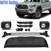 DURAFORCE Front Grille Valance Fog Light Bezels Bracket Set for 2016-2023 Toyota Tacoma