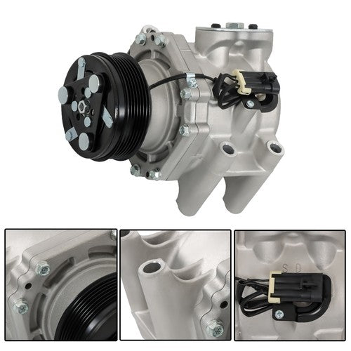 DURAFORCE 254427 275517 AC A/C Compressor with Clutch For Chevrolet Trailblazer 2002 03-09