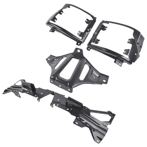 DURAFORCE Front Bumper Support & Mount Bracket Set for Chevy Silverado 1500 Pickup 2016-18