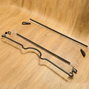 DURAFORCE 1/4" Clear Front Folding Full Windshields For 04-13 Yamaha Rhino 450 660 700 UTV