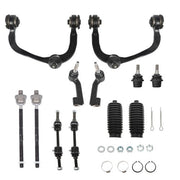 DURAFORCE For 09-14 Ford F-150 K80308 12pc Front Upper Control Arm Tierod Sway Bar 4WD