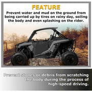 DURAFORCE For Polaris RZR XP 1000/XP 4 1000 2014-23 Fender Flares Mud Flaps Front and Rear