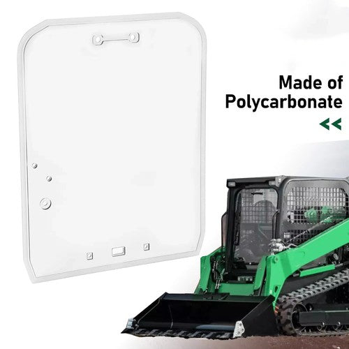 DURAFORCE Track Loader Tractor Door Window For Kubota Skidsteer SVL65 SVL75 SVL95 SVL97