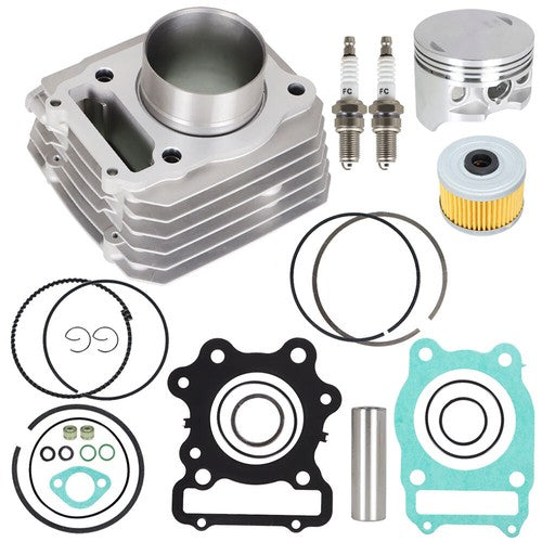 DURAFORCE Cylinder Top End Rebuild Kit for Honda TRX 300 Fourtrax FW 4x4 2x4 1988-2000