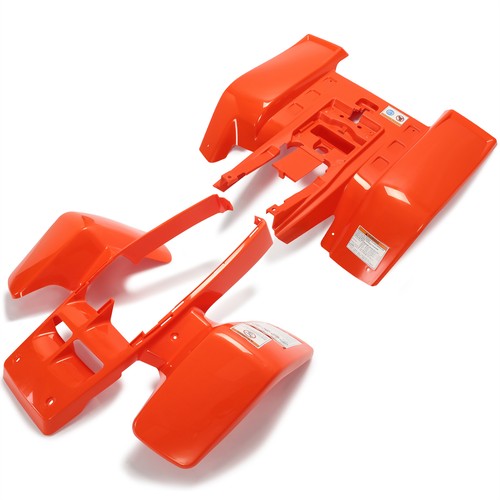 DURAFORCE Front + Rear Fender Plastic Body For 87-06 Yamaha Banshee 350 YFZ350 (ORANGE)