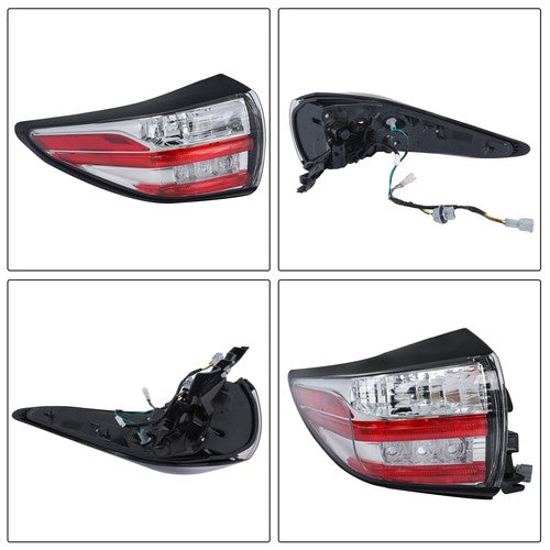 DURAFORCE Driver Left Side Rear For Nissan Murano 2015-2018 Quality Tail Light Brake Lamp