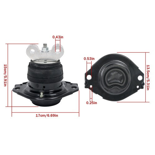 DURAFORCE LH&RH Engine Motor Mounts 2PC For Chrysler 300 Challenger Dodge Charger 11-22