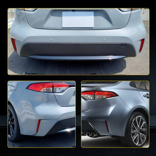DURAFORCE 2pcs Rear Bumper Reflector Reflex Red for 2020 2021 2022 for Toyota Corolla