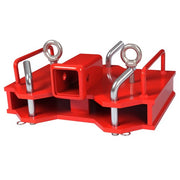 DURAFORCE 2'' Forklift Trailer Hitch Receiver Tow Hitch Attachments for Dual Pallet Fork