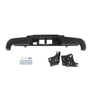 DURAFORCE For Toyota Tacoma 2016-2023 Powdercoated Black Rear Step Bumper W/o Sensor Holes