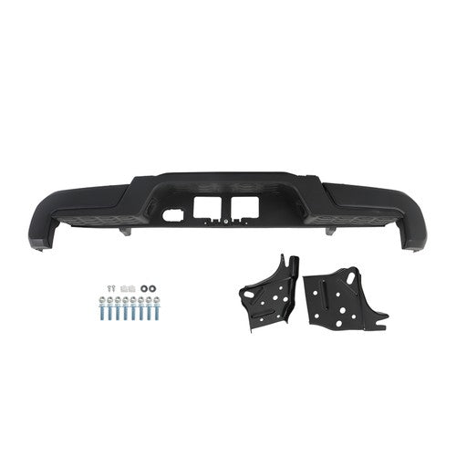 DURAFORCE For Toyota Tacoma 2016-2023 Powdercoated Black Rear Step Bumper W/o Sensor Holes