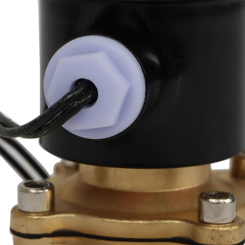 DURAFORCE 3/4” 12V Air Water N/C Gas Oil Normally Closed Electric Solenoid Valve DC DN20