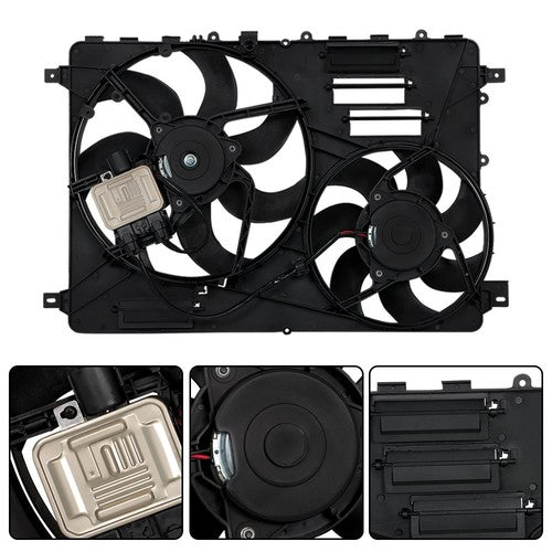 DURAFORCE Engine Radiator Cooling Fan Assembly 306686296 For Volvo XC70 2008-15 VO3115116