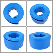 DURAFORCE 3 x 50FT PVC Irrigation Hose With Two Hose Collets Blue New