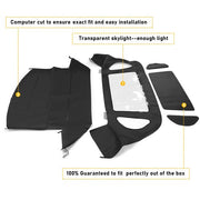 DURAFORCE For Mercedes R129 300SL SL500 600 90-02 Convertible Soft Top w/ Plastic Windows