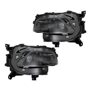DURAFORCE Pair For 2014-2018 Jeep Cherokee Headlight Replacement HID/Xenon Clear Lens L+R